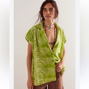 We The Free sun splash printed top